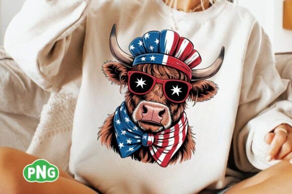 America Western Cow Png, 4th of July Png: A Designer’s Real-World Take