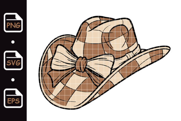 Brown Plaid Cowboy Hat with Bow Review for Embroidery Projects