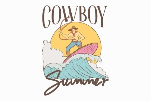Cowboy Summer Western T-Shirt Design Review