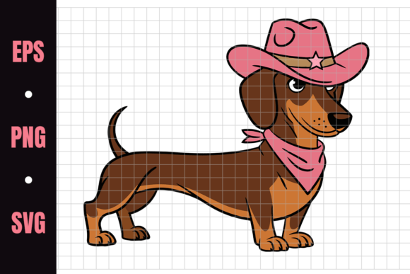 Dachshund Dog Wearing Pink Cowboy Hat Review