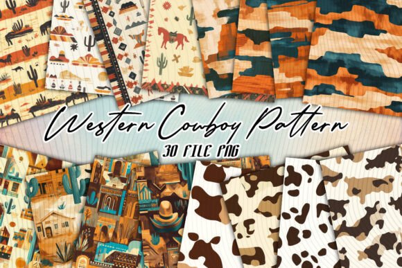 Embroidery Review: Cowboy Pattern Seamless Background