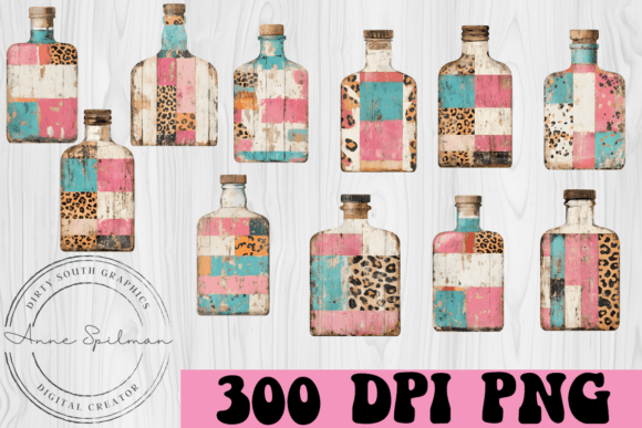 Liquor Bottles Cheetah Turquoise Western: A Designer’s Take