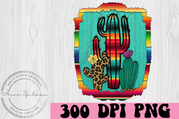 Review: Serape Cactus Western Clipart