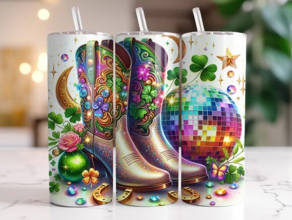St Patrick's Disco Cowboy Boots Tumbler Review