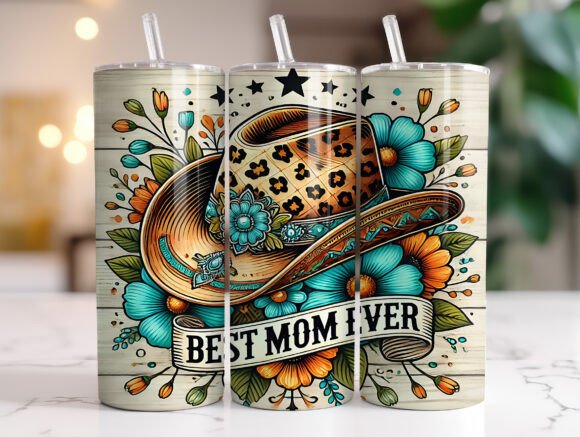 Western Best Mom Ever Tumbler Wrap Design Review