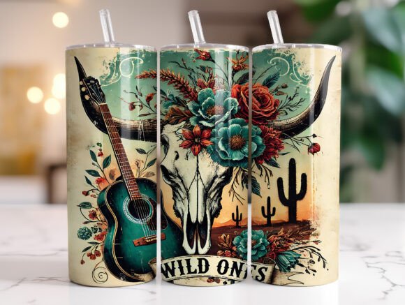 Wild Ones Western 20oz Tumbler Wrap PNG Review for Real Projects