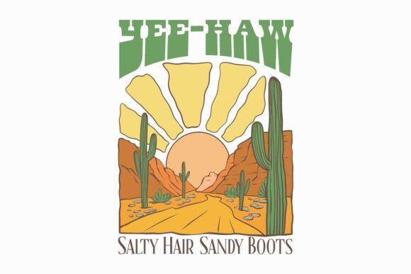 Yee-Haw Western Summer T-shirt Design Review
